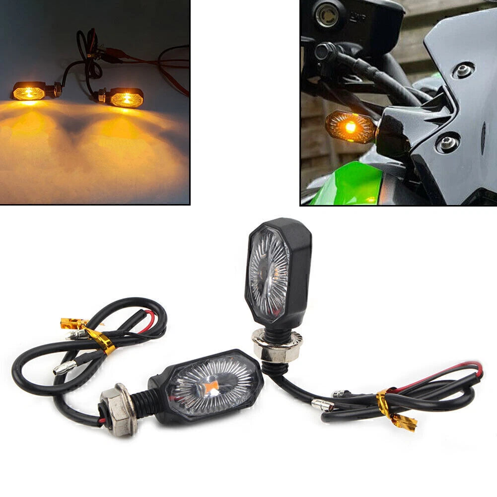 2Pcs LED Turn Signal Blinker for Mini Motorcycle (12V)