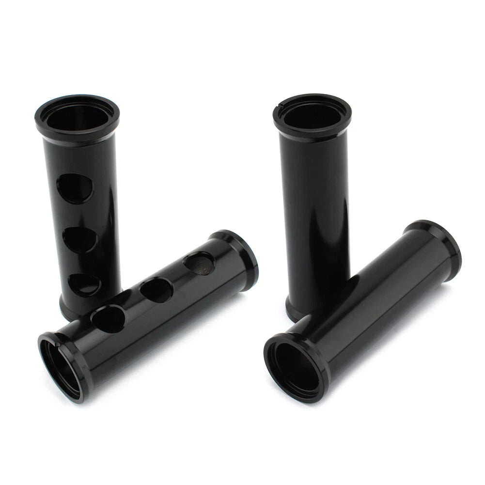 2 Pcs Front Fork Cover for Harley 883 1200 (2000–2021) Aluminum Black