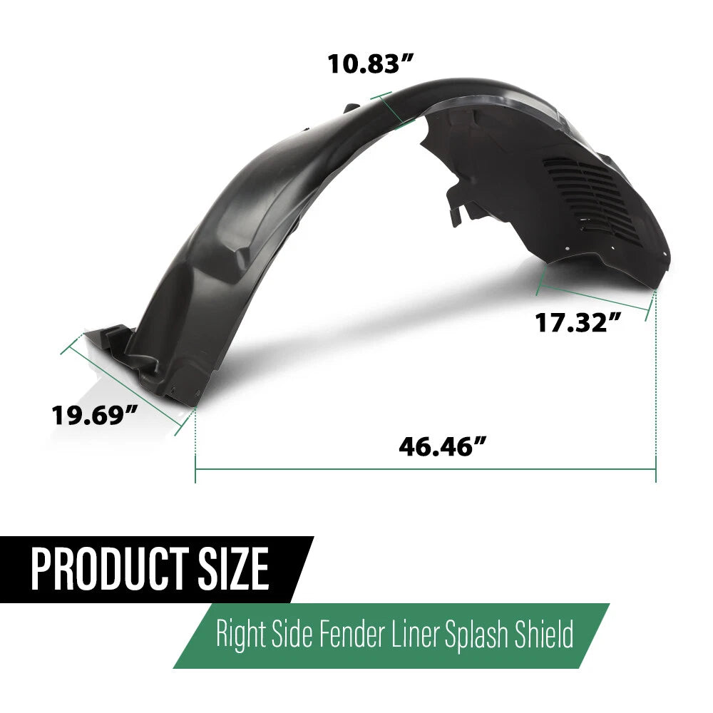 Fender Liner Splash Shield for Jaguar XJ XJR (2010–2019)