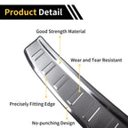 Rear Bumper Topper for Audi Q3 (2019–2023) Silver Tone 1 Pcs