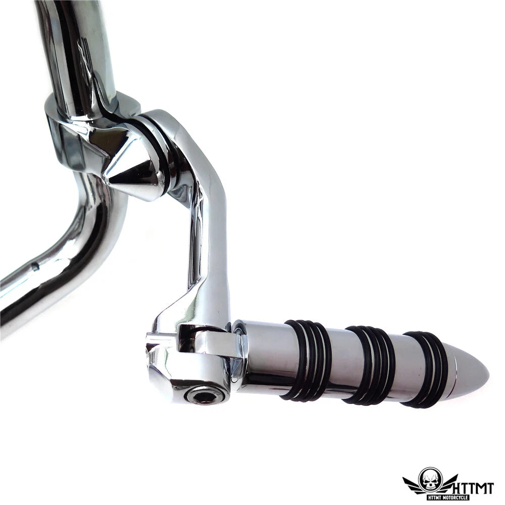 Chrome O Ring Foot Peg Kit 1.25" 32mm for Honda Magna VF750 VF1100 (1982–2003)