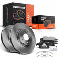 Front Disc Brake Rotors & Ceramic Pads for Ford Fusion (2013–2020)