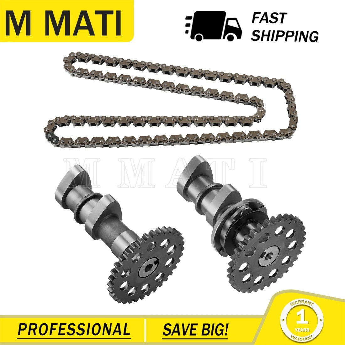 Camshaft & Cam Chain Set for Suzuki Quadsport LTZ400 KFX400 (2003–2008)