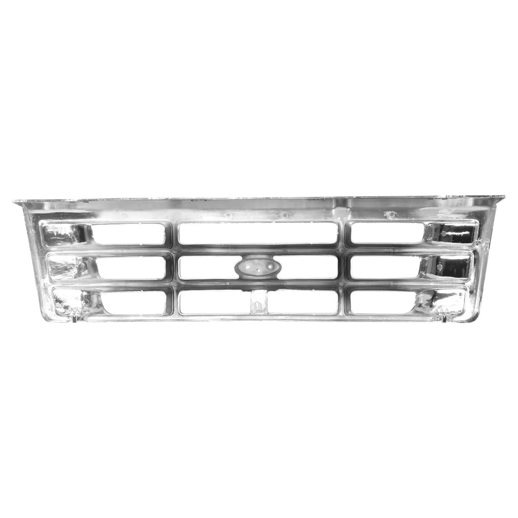 Front Bumper Grille for Ford Bronco F150 (1992–1997) Painted Gray Factory Style