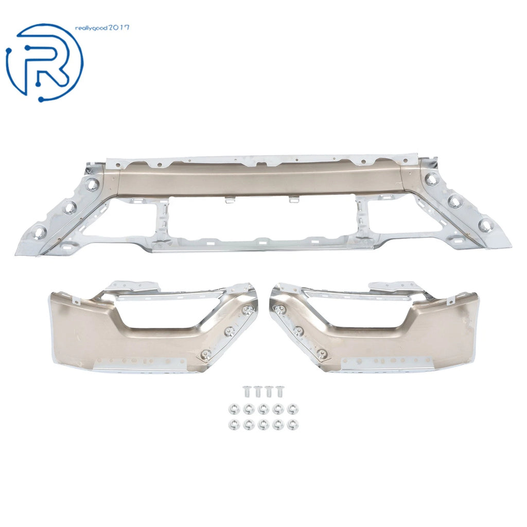 Front Bumper Face Bar for Ford F150 (2021-2023) Split Chrome