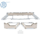 Front Bumper Face Bar for Ford F150 (2021-2023) Split Chrome