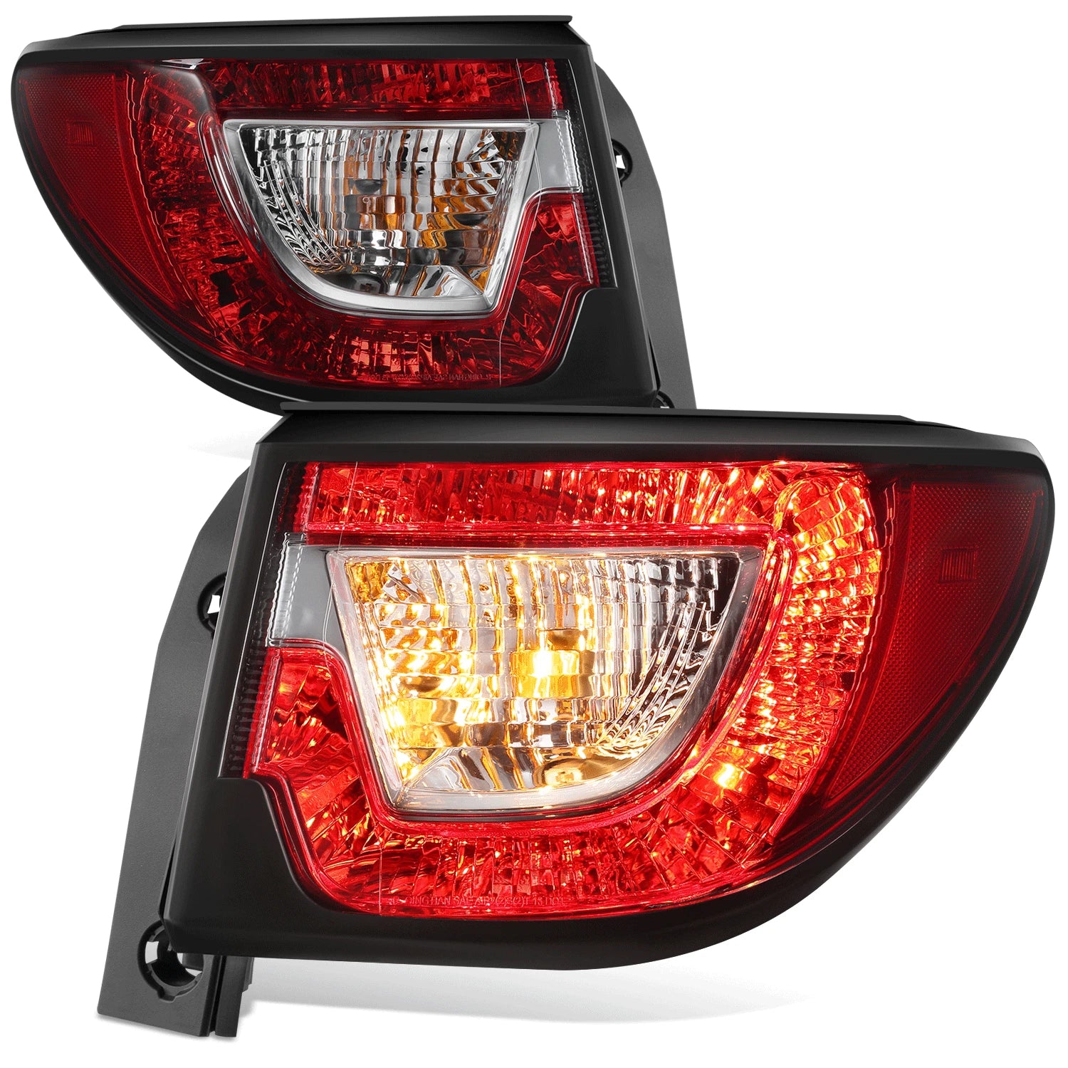 Chrome Housing Red Lens Parking Taillight for Chevy Traverse (2013–2017)