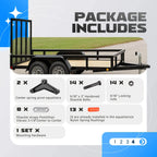 Tandem Axle Trailer Spring Suspension Rebuild Kit for 7k-14k Trailers