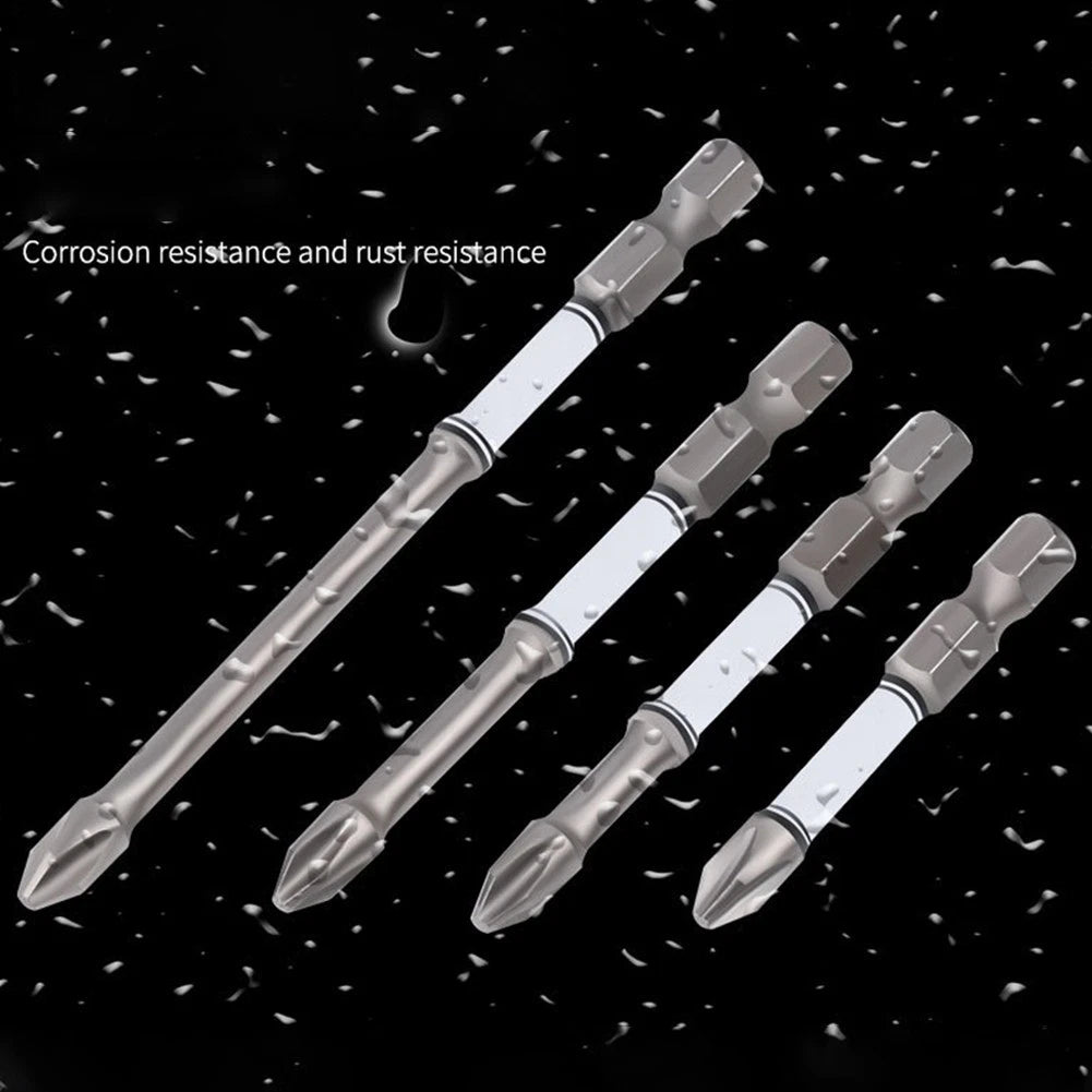 Cross Screwdriver Bits for Electric Screwdrivers (Alloy Steel)