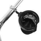 25mm Handlebar Cup Holder Metal Drink w/ Mesh Basket for Harley Touring