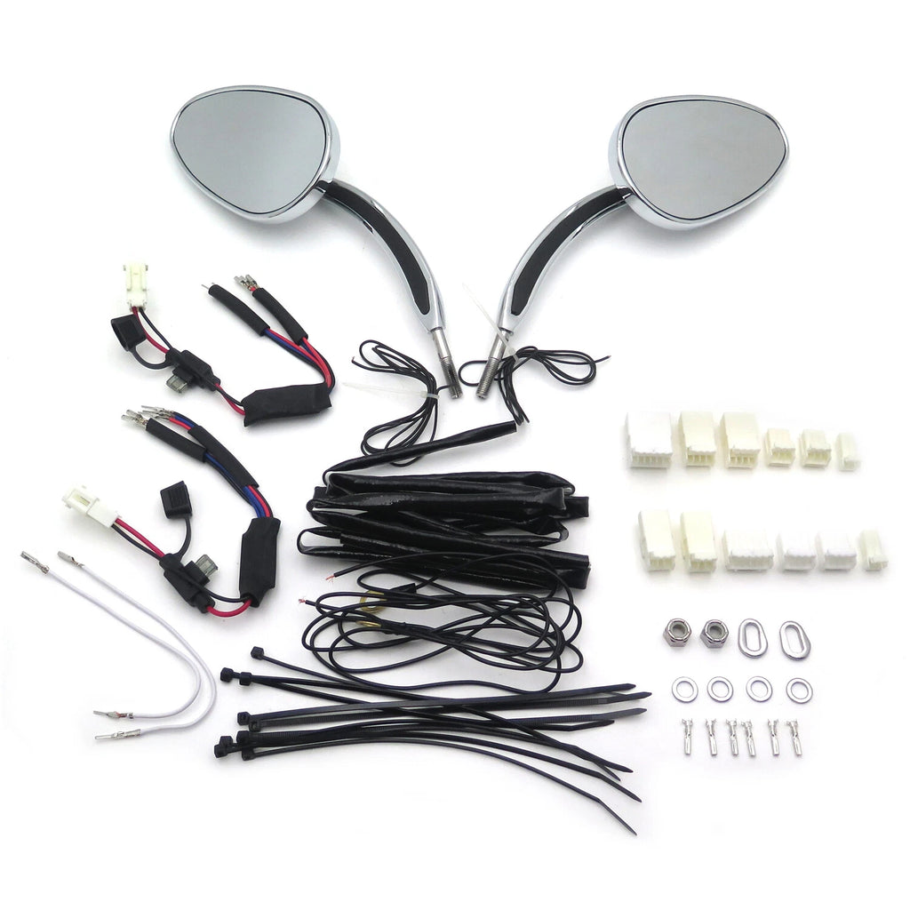 Integrated Arrow LED Turn Signals Mirror for Harley CVO Limited (2015–2021)