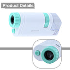 Optical Microscope for Kids 60X-120X LED Infinite Zoom Plastic Pocket