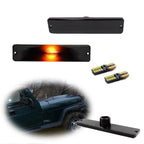 Smoked Amber LED Front Fender Side Marker Light for Jeep Wrangler (1987–1995)