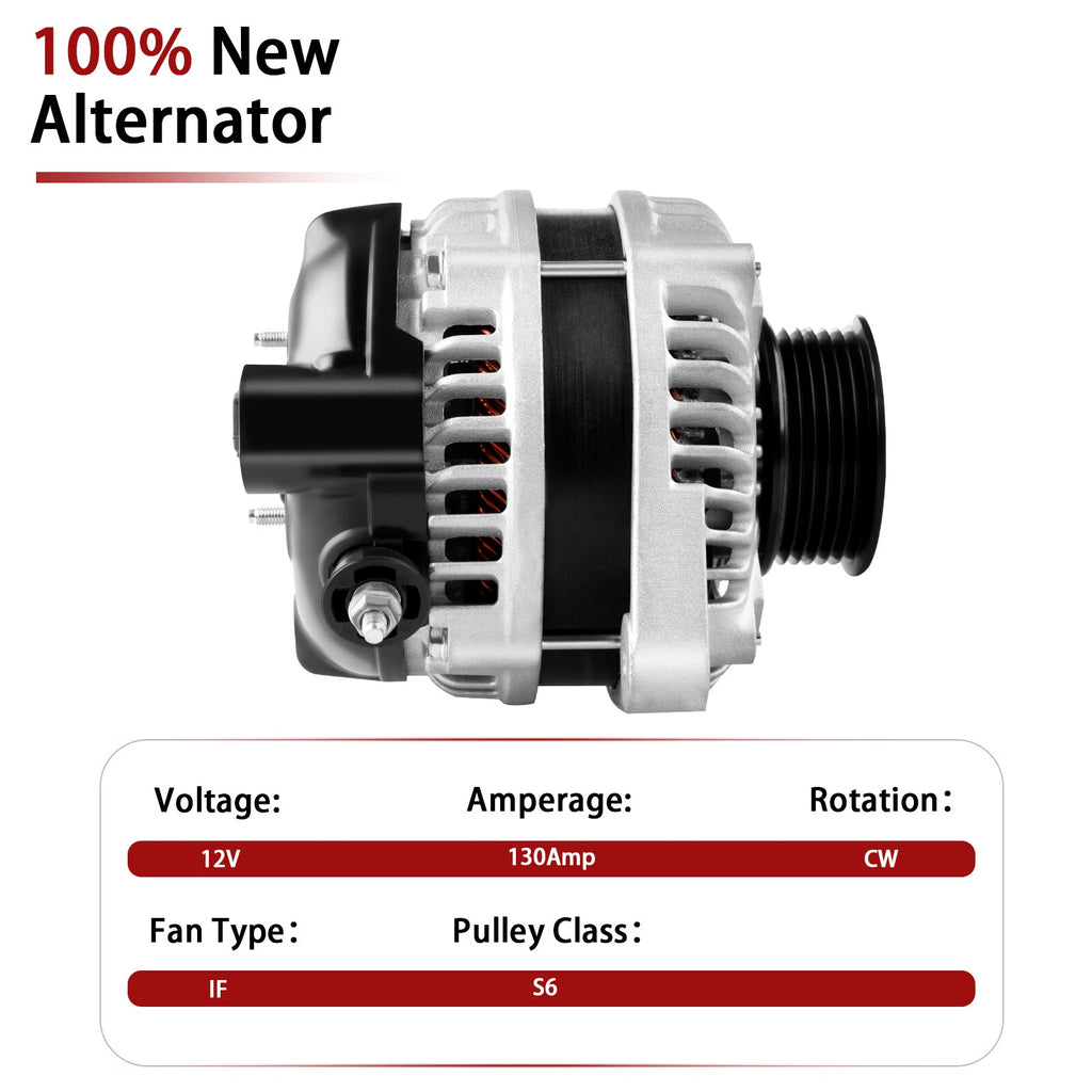 Alternator for Honda Accord 3.5L (2008–2012) 130Amp