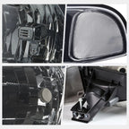 Upper Smoked Housing Headlight & Clear Side Corner Lamp for GMC Sierra/Yukon (1999–2007)