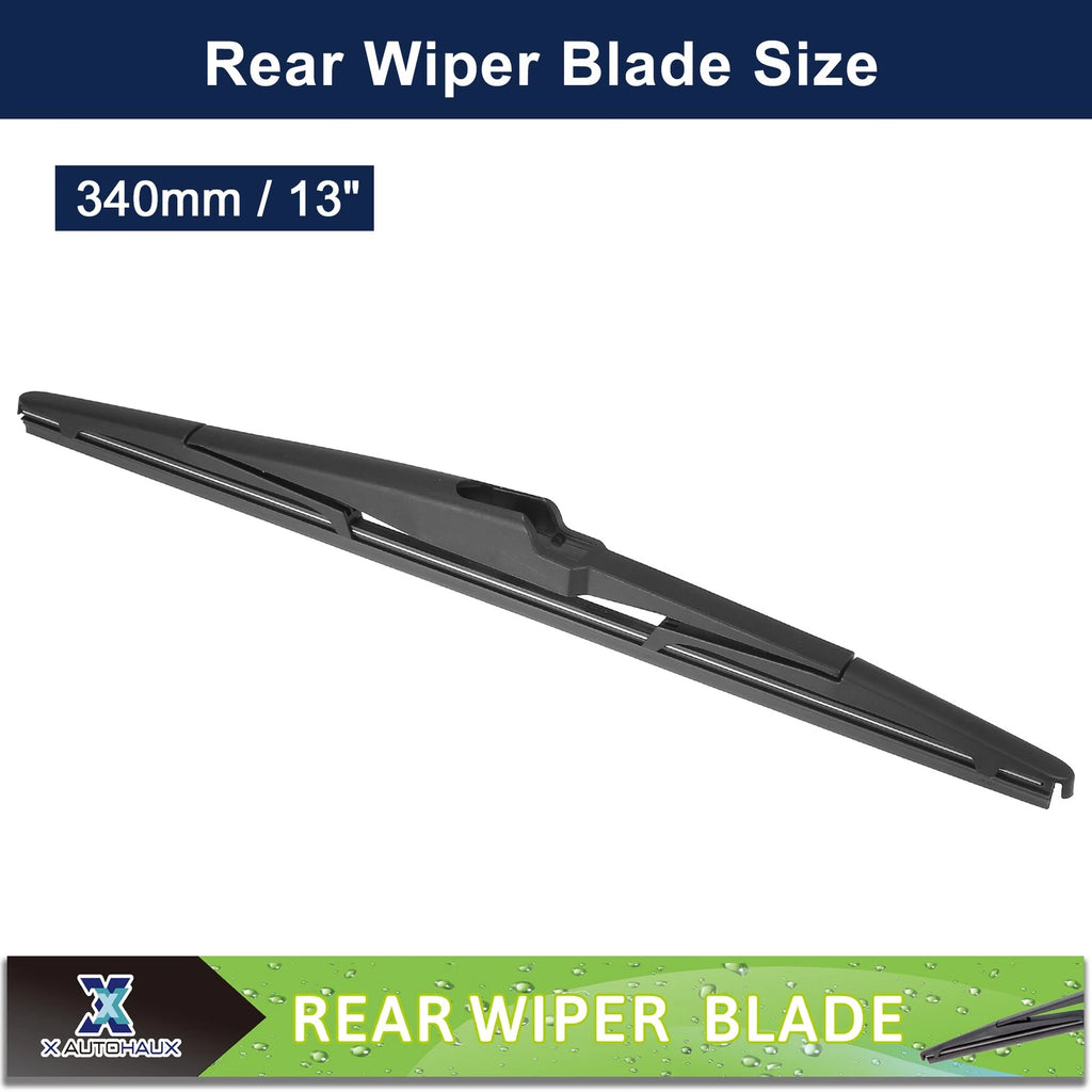 2X Rear Windshield Wiper Blade for Hyundai Grand Santa Fe (2013–2017)