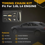 2.0L Timing Chain Kit for Audi A3 A4 A5 A6 TT Allroad VW GTI Passat CC Eos (2008–2015)
