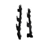 2X Front Bumper Headlight Bracket for Honda Civic Sedan (2022–2023) Black