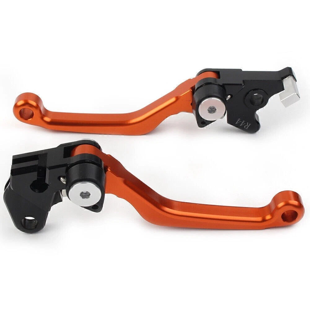 CNC Pivot Clutch Brake Levers for Kawasaki KLX250 D-TRACKER (1993–1997) Orange