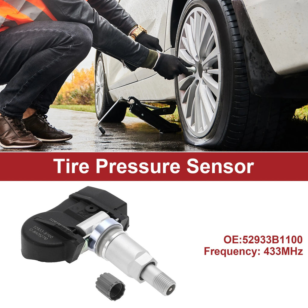 Tire Pressure Sensor for Hyundai Accent (2015–2017) 52933B1100 433MHz