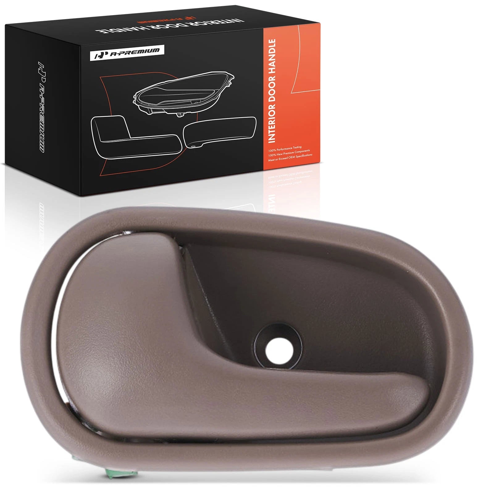 Front Left Beige Interior Door Handle for Kia Rio (2001)