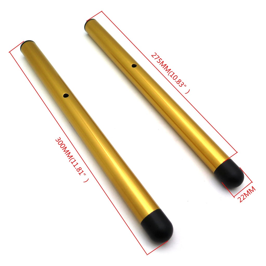 1 Pair Clip-on Handlebars 7/8" for - Gold