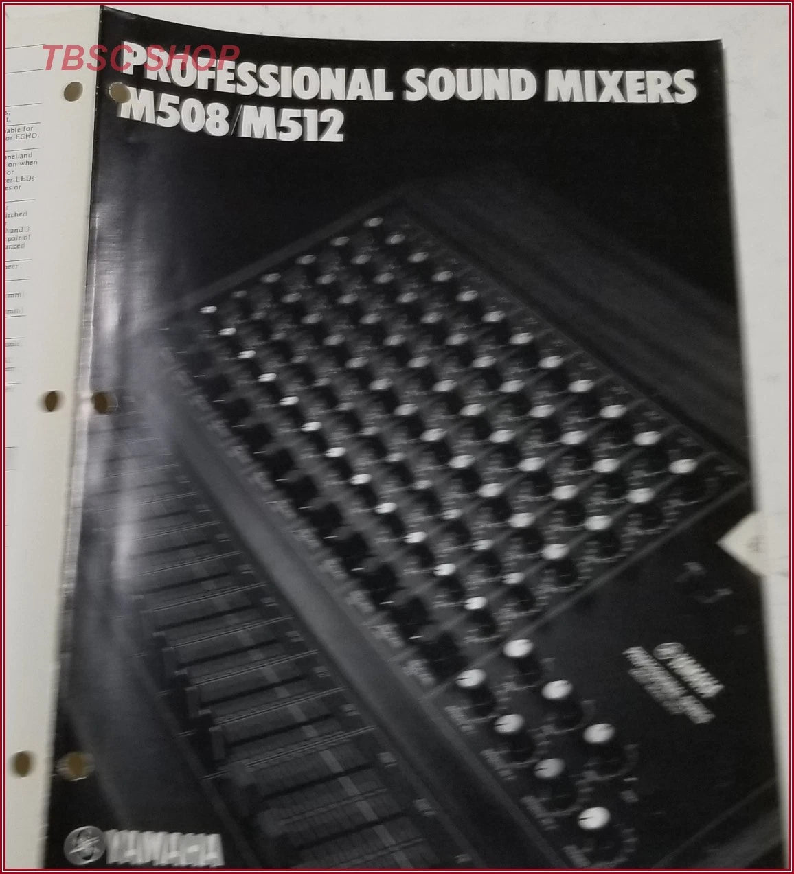 Yamaha M508 M512 Mixer Sales Brochure