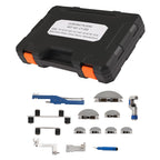 Ratcheting Pipe Bender Tool Kit for Refrigeration Tubes (1/4"-7/8")