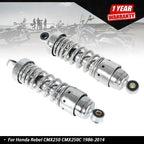 Pair Rear Shock Absorbers for Honda Rebel CMX250 (1986–2014)