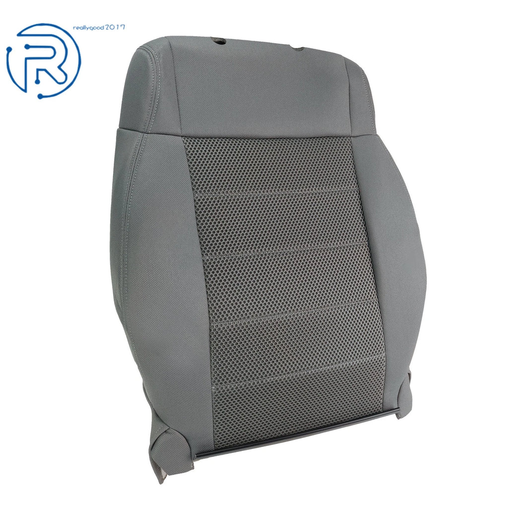 Front Driver Top Seat Cover for Jeep Wrangler (2007-2012) Gray Cloth