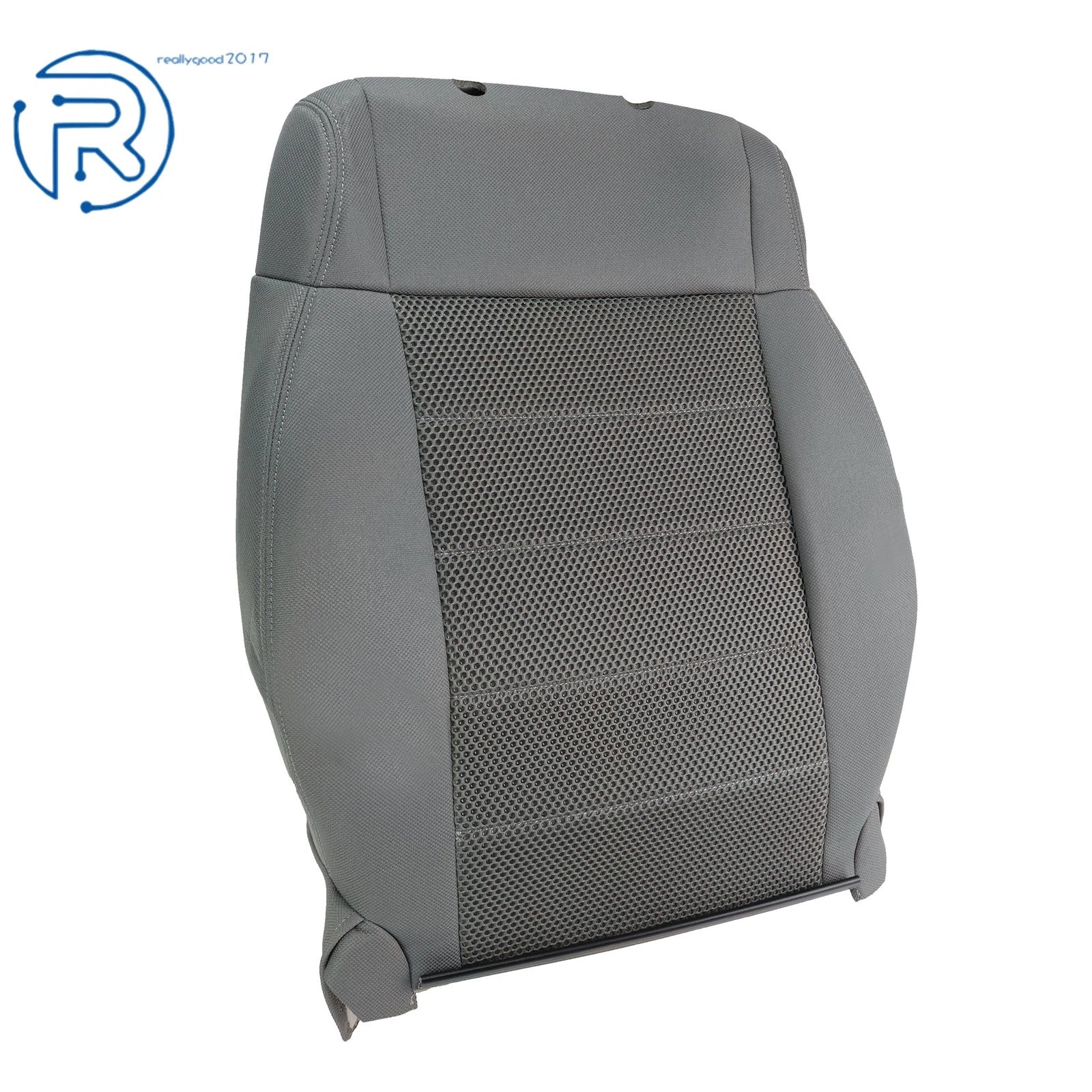 Front Driver Top Seat Cover for Jeep Wrangler (2007-2012) Gray Cloth