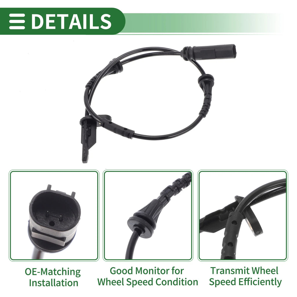ABS Wheel Speed Sensor No. 34526895882 for BMW X1 (2019–2021) Left/Right Rear