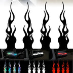 Set of 4 Flame Stickers for Car Decoration