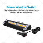 Amber LED Strobe Warning Light for Car Truck (Universal)