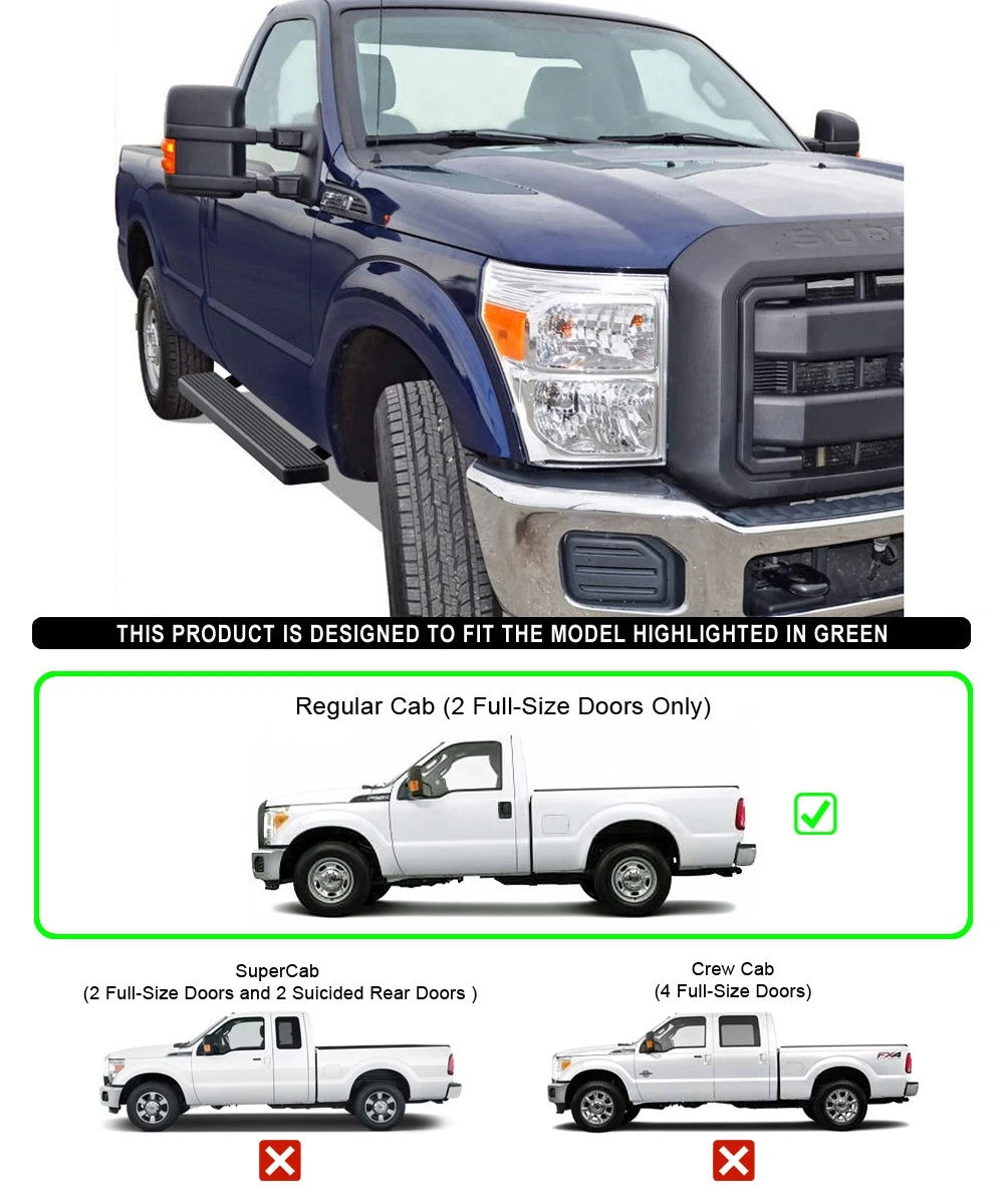 iBoard 6" Side Bar for Ford F250/F350 SuperDuty (1999–2016)