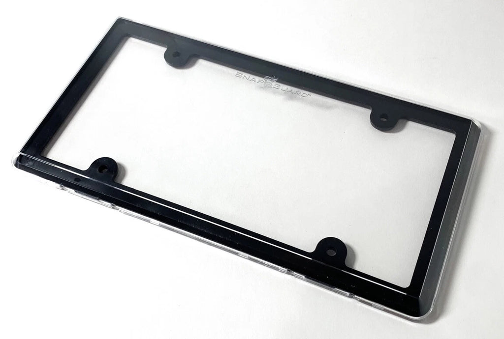 Plastic License Plate Snap On Shield Protector for US Plates (Universal)