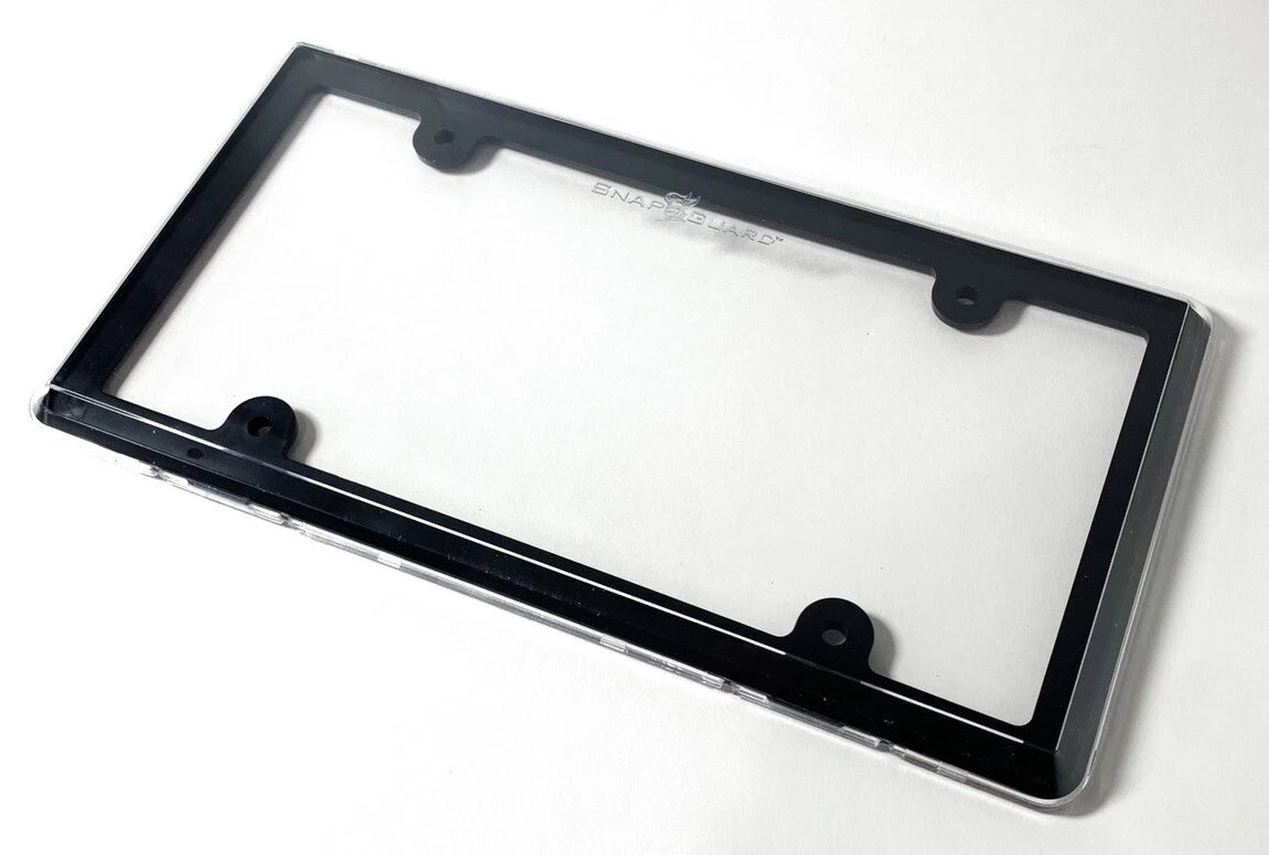 Plastic License Plate Snap On Shield Protector for US Plates (Universal)