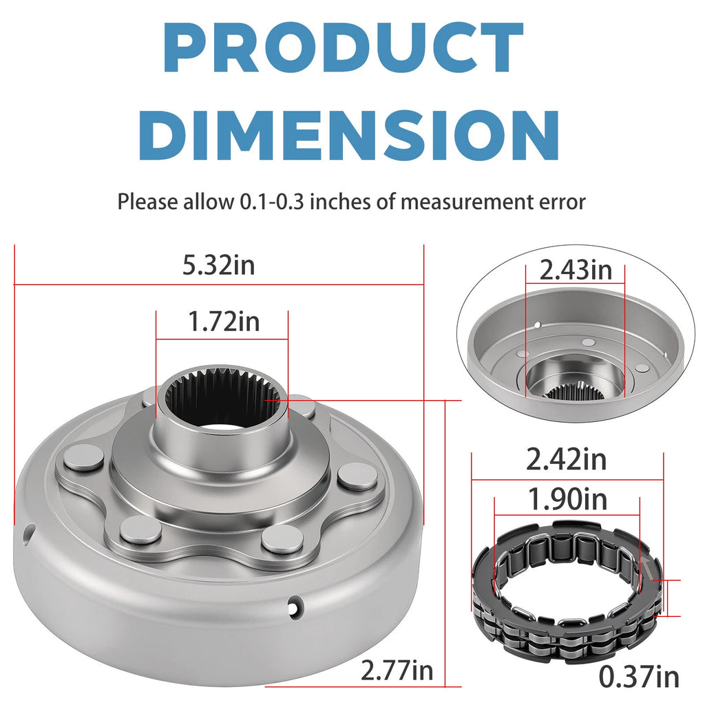Wet Clutch Drum Housing for Honda TRX350FM Rancher 350 4x4 (2000–2006)