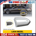 Chrome Door Lock Cylinder Cover Trim for Cadillac ATS XTS CTS (2013–2019)