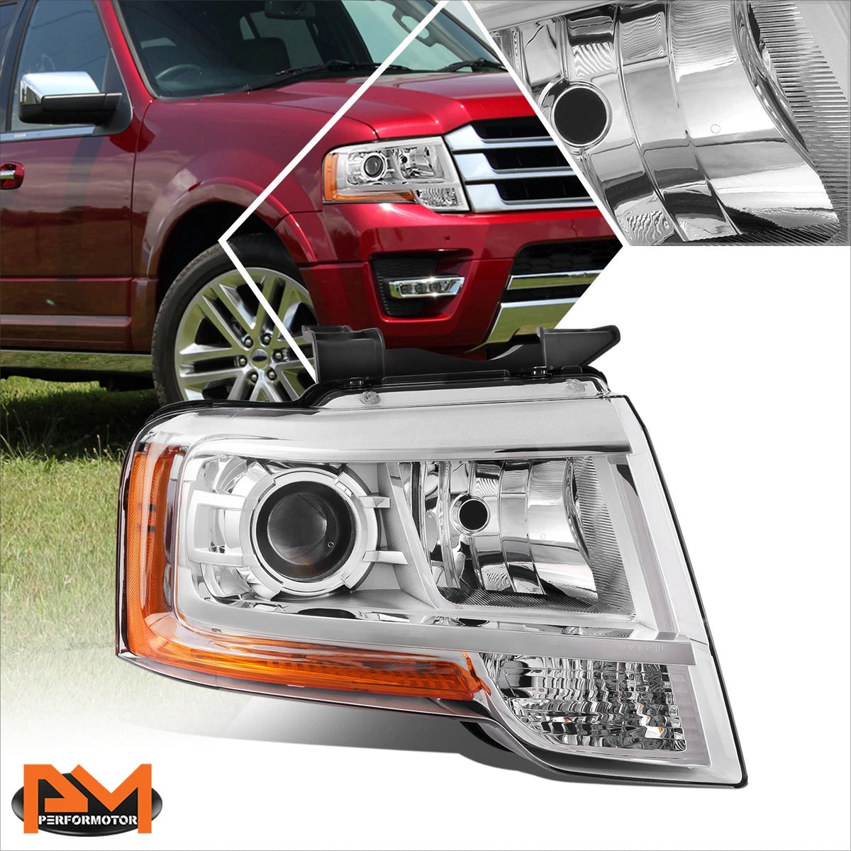 OE Style Projector Headlights Assembly for Ford Expedition (2015–2017)