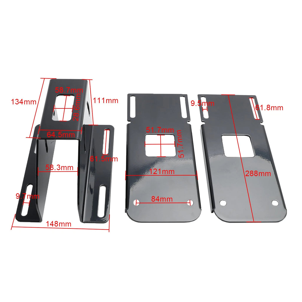 Adjustable Fairing Mount Brackets Kit for Touring Road Glide (2004–2018)