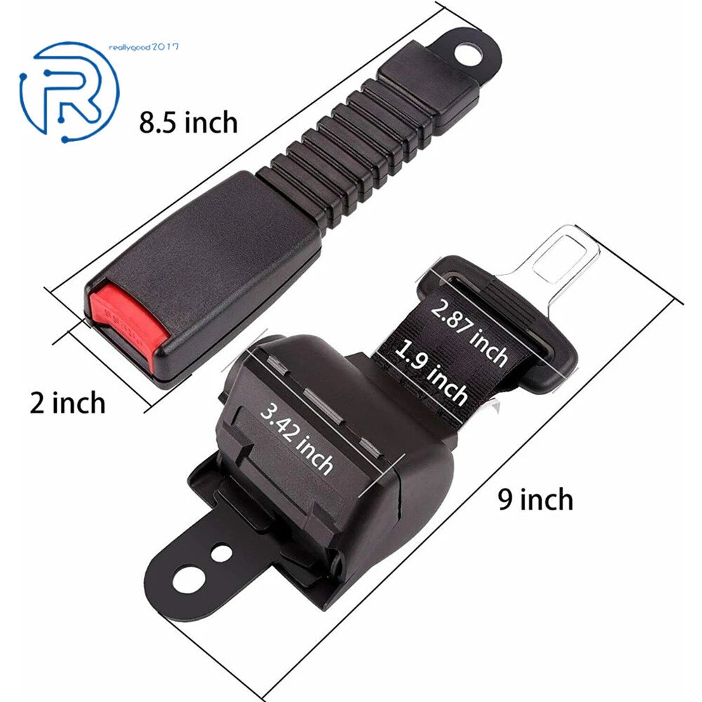2X Retractable Lap Belts for EZGO/Yamaha/Club Car Golf Carts