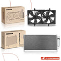 A/C Condenser and Dual Cooling Fan Assembly for Nissan Altima Maxima (2002–2006)