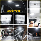 2X LED Dome Light for Car Vehicle Interior (Universal Fit)