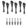 Set of 6 Ignition Coils & NGK Platinum Spark Plugs for Millenia 2.3 (1995–2002)