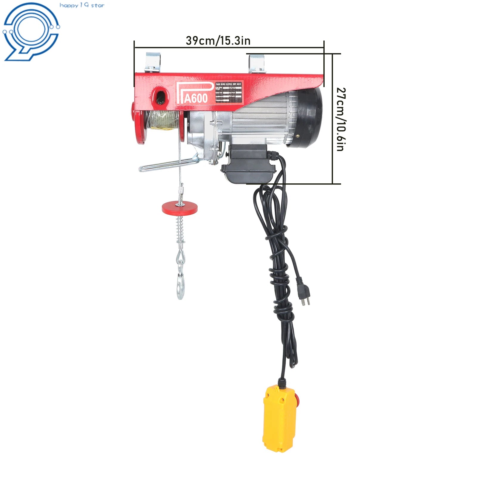 Electric Lift Hoist for Garage with Remote Control (110V)