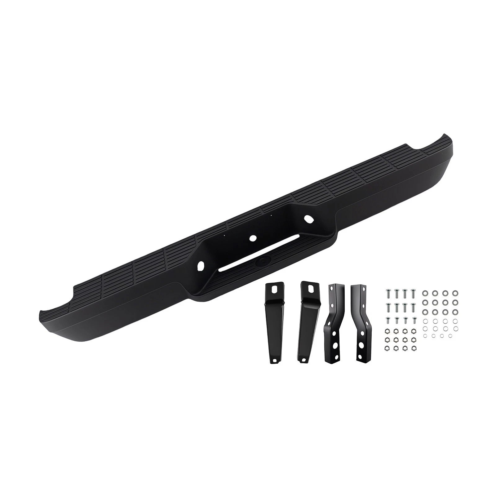 Rear Bumper Assembly for Ford Ranger (1993–2011) Black Steel Bolt-On