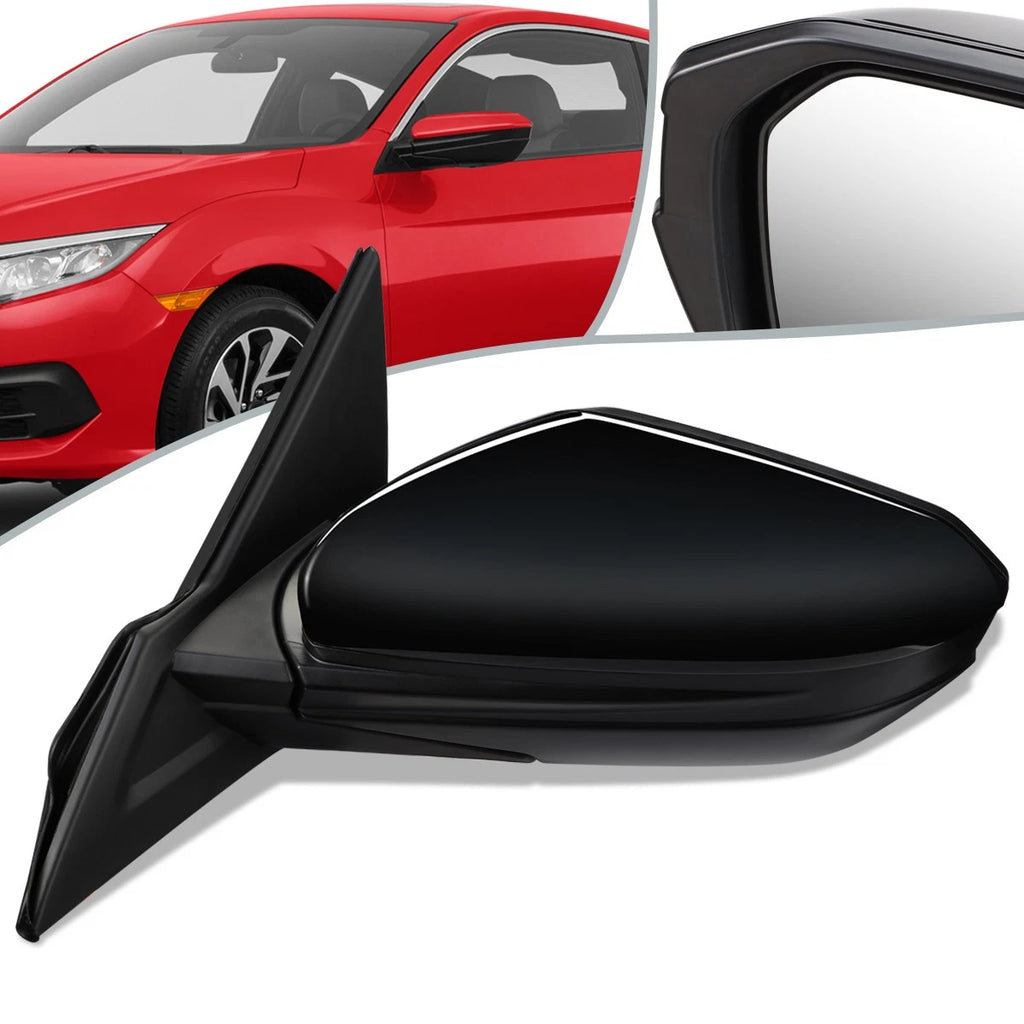 Power Driver Side Door Mirror Left for Honda Civic LX SE Sport (2017–2020) HO1320314
