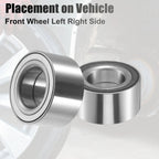 1 Pcs Front Wheel Bearing for Ford C-Max (2010–2019) 510110 Silver Tone