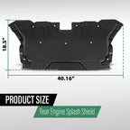 Rear Lower Engine Splash Shield for Mercedes Benz E-Class (2017–2023)